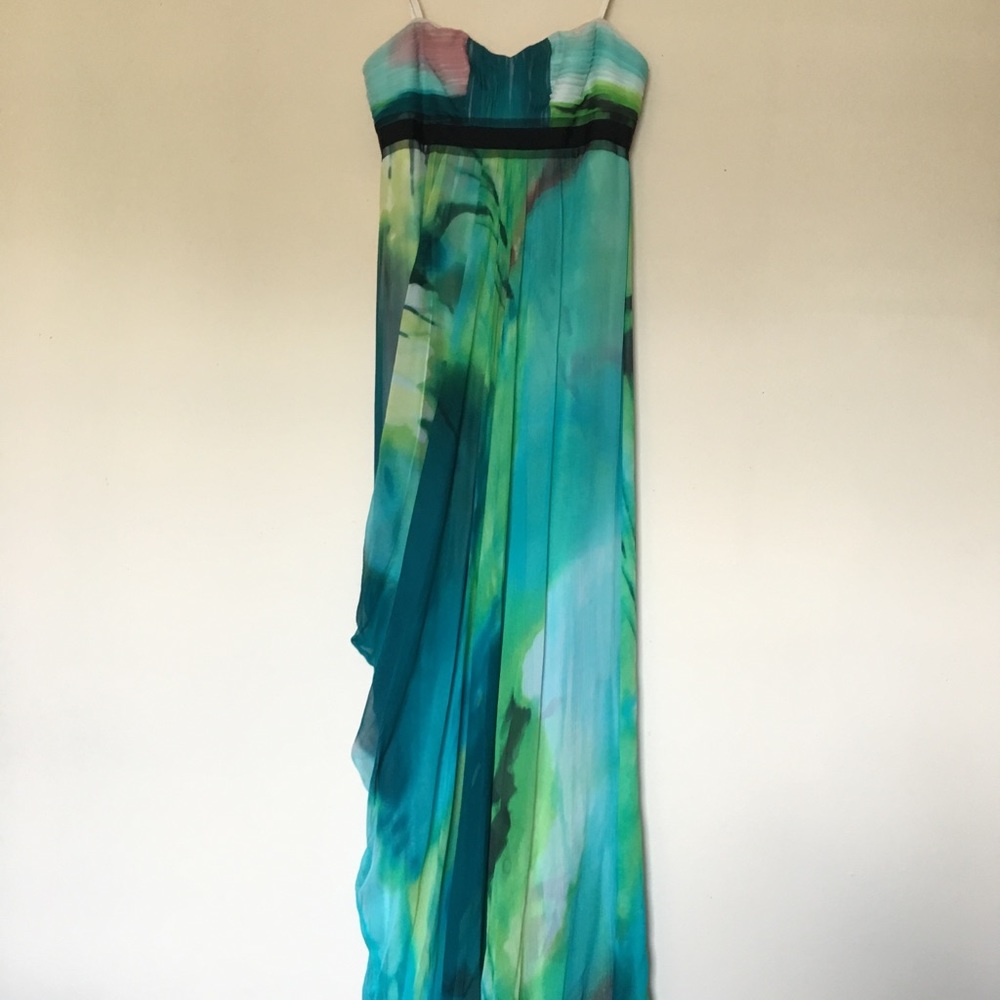 Watercolor, Long Formal Dress